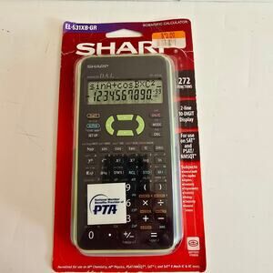 Sharp EL-531XB-GR Engineering/Scientific Calculator NEW